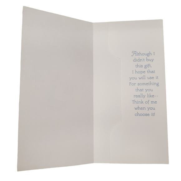 Vintage Hallmark Greeting Card Bunny with Bouquet of Flowers Vintage Cards - Picture 5 of 6